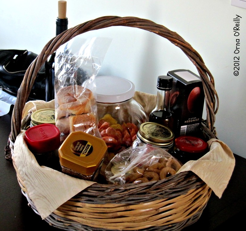 Elisabetta's basket of goodies