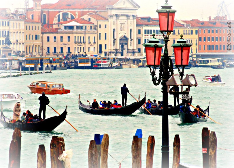 Busy Grand Canal - taken from Santa Maria della Salute
