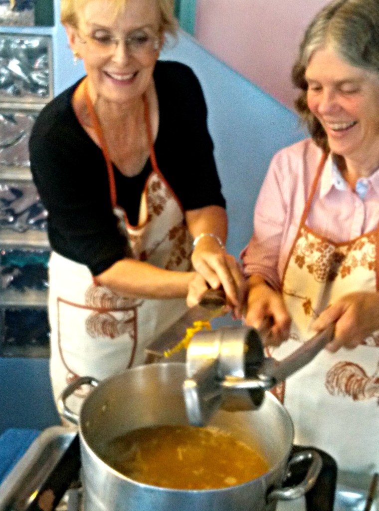 Making passatelli with a fellow blogger