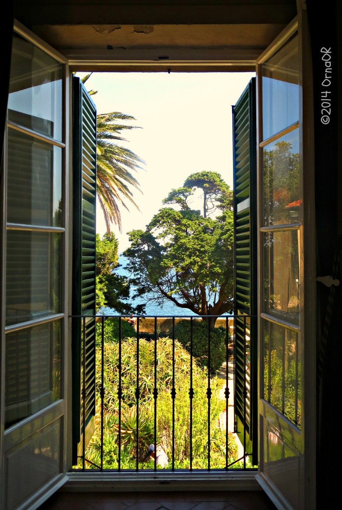 View from Napoleon's sitting room in Portoferraio