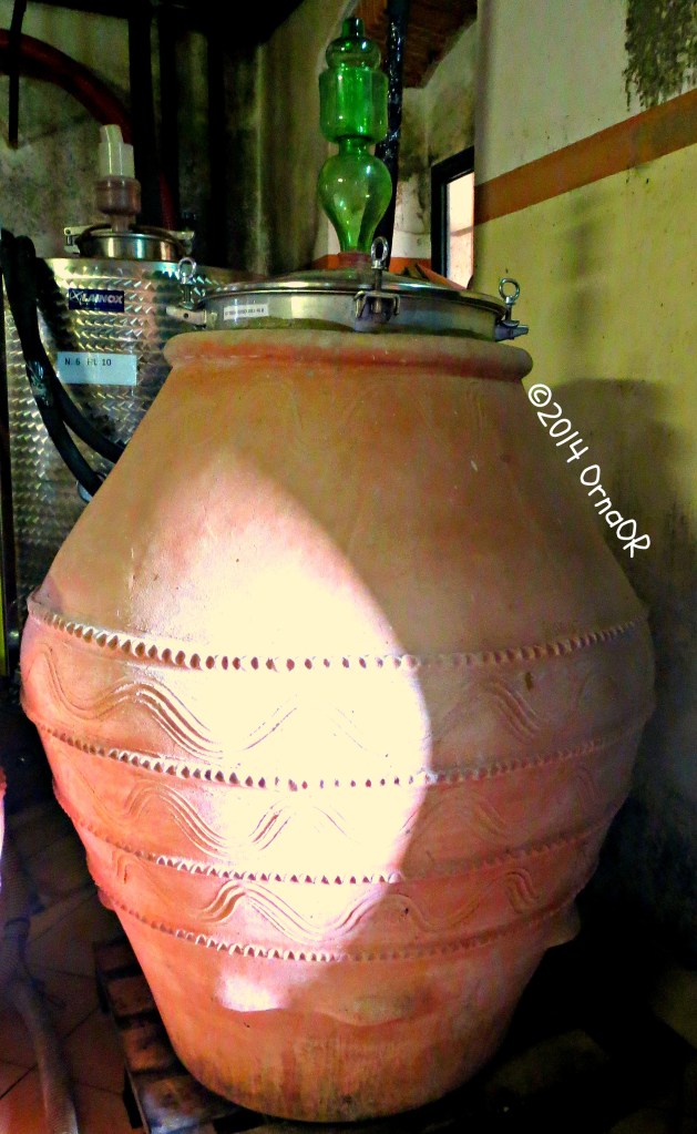 Terracotta container for Arrighi Tresse