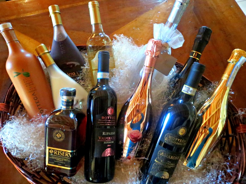 Gift basket from Bottega