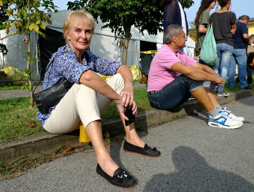 Me at the Vo festival: hot and tired