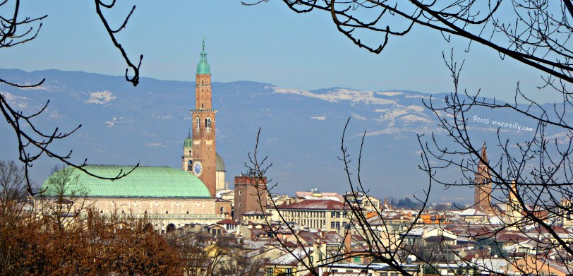 .....And the view was quite stunning from Mont’ Berico. The Jewel of Veneto’s snow-covered peaks Look like panettone with frosting so sweet... 