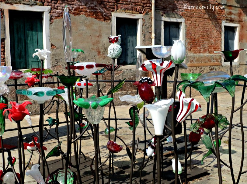 Glass sculptures on the Island of Murano