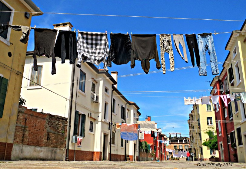 Washing day on the island of Giudecca