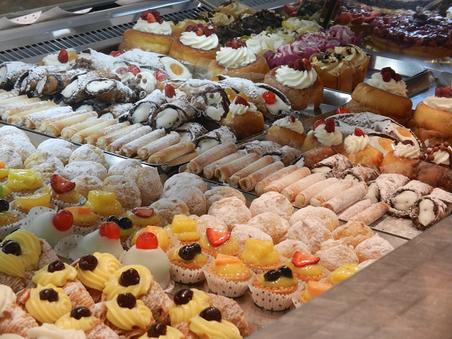 Pastries - including delicious cannoli